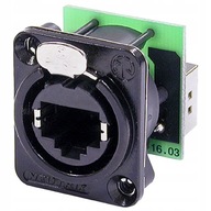 NEUTRIK NE8FDP-B PANEL ZÁSUVKA D PANEL ETHERCON CAT5e RJ45 KONEKTOR NEUTRIK NE8FDP-B PANEL ZÁSUVKA D PANEL ETHERCON CAT5e RJ45 KONEKTOR
