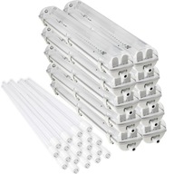10x hermetické svietidlo s reflektorom 60cm + 20x T8 LED žiarivky 10x hermetické svietidlo s reflektorom 60cm + 20x T8 LED žiarivky