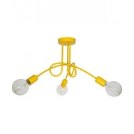 EDISON 3 závesná lampa - vintage loft - žltá EDISON 3 závesná lampa - vintage loft - žltá