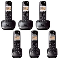 DECT TELEFÓN PANASONIC KX-TG 2512 2511 6 SLÚCHADLÁ