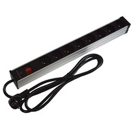 Napájacia lišta PD-8K/RACK pre 19'' skrine Napájacia lišta PD-8K/RACK pre 19'' skrine