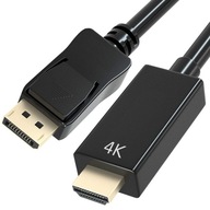 KÁBEL DISPLAY PORT na HDMI DP DisplayPort 4K KÁBEL DISPLAY PORT na HDMI DP DisplayPort 4K