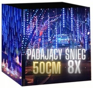 CILES PADAJÚCI SNEH 50CM LED METEORITOVÉ MODRÉ LAMPY GARLAND CILES PADAJÚCI SNEH 50CM LED METEORITOVÉ MODRÉ LAMPY GARLAND