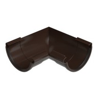 GALECO PVC 90° vnútorný oblúk (110) V (RAL 8019) GALECO PVC 90° vnútorný oblúk (110) V (RAL 8019)