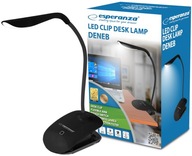 ESPERANZA LED STOLNÁ LAMPA S STOLNÝM KLIPOM A FLEXIBILNÝM USB KÁBLOM ESPERANZA LED STOLNÁ LAMPA S STOLNÝM KLIPOM A FLEXIBILNÝM USB KÁBLOM