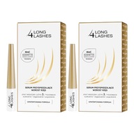 Long4Lashes Set séra na urýchlenie rastu mihalníc, 2 balenia, do 6 ml