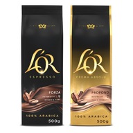 L'OR Espresso a Crema zrnková káva 1kg (2x500g) L'OR Espresso a Crema zrnková káva 1kg (2x500g)