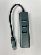 Rozbočovač USB-C Lan Ethernet RJ45 Gigabit 1000 MB USB 3.0