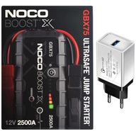 NOCO GBX75 BOOST JUMP STARTER 2500A+ USB NABÍJAČKA
