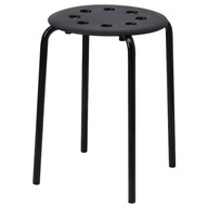 IKEA MARIUS Taburetka, taburetka, čierna 45 cm IKEA MARIUS Taburetka, taburetka, čierna 45 cm