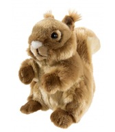 Plyšový maskot veveričky, realistická hračka