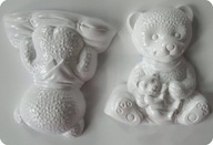 MEDVEĎ 3D FORMA SADROVEJ FORMY MEDVEĎ 3D FORMA SADROVEJ FORMY