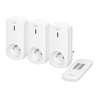 Diaľkovo ovládané 3 bezdrôtové zásuvky Virone Orno Sockets Diaľkovo ovládané 3 bezdrôtové zásuvky Virone Orno Sockets