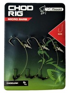 Nash Chod Rig Veľkosť 7 Micro Barbed 30lb 3x Nash Chod Rig Veľkosť 7 Micro Barbed 30lb 3x