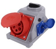 Zásuvka s vypínačom COMBO-POL 16A/5P 3P+Z+N Zásuvka s vypínačom COMBO-POL 16A/5P 3P+Z+N