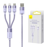 USB kábel Baseus StarSpeed 3v1, USB-C 3,5A, 1,2m USB kábel Baseus StarSpeed 3v1, USB-C 3,5A, 1,2m