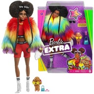 Barbie Extra Fashion Doll Tmavá kožená srsť