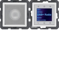 Q.1/Q.3 Rádio Touch DAB+ Bluetooth s reproduktorom 30806089 HAGER Q.1/Q.3 Rádio Touch DAB+ Bluetooth s reproduktorom 30806089 HAGER
