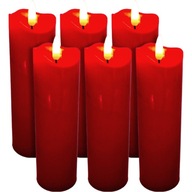 SVIEČKOVÉ VLOŽKY PRE GRANES FLAME EFECT 17,5 cm ČERVENÁ SADA 6 kusov SVIEČKOVÉ VLOŽKY PRE GRANES FLAME EFECT 17,5 cm ČERVENÁ SADA 6 kusov