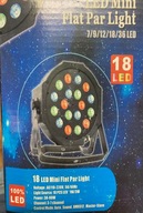 Mini FLAT PAR LIGHT LED SVETLOMET 18 Mini FLAT PAR LIGHT LED SVETLOMET 18