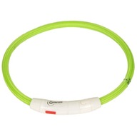 DOG FANTASY Neónový obojok pre psa LED svietiaci USB zelený 45cm DOG FANTASY Neónový obojok pre psa LED svietiaci USB zelený 45cm