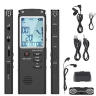 DIGITÁLNY AUDIO REKORDÉR MP3 PREHRÁVAČ LCD 16G ČIERNA DIGITÁLNY AUDIO REKORDÉR MP3 PREHRÁVAČ LCD 16G ČIERNA