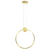 LED KRUHOVÝ KRUH ZÁvesný STROPNÝ LAMPA 40cm ZLATÝ ZLATÝ LED KRUHOVÝ KRUH ZÁvesný STROPNÝ LAMPA 40cm ZLATÝ ZLATÝ
