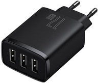 Baseus 3xUSB 17W 3,4A trojitá nástenná nabíjačka Baseus 3xUSB 17W 3,4A trojitá nástenná nabíjačka
