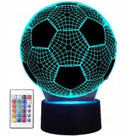 FUTBALOVÉ 3D LED NOČNÉ LAMPY FARBY + DIAĽKOVÉ OVLÁDANIE FUTBALOVÉ 3D LED NOČNÉ LAMPY FARBY + DIAĽKOVÉ OVLÁDANIE