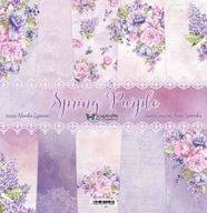 Sada papierov Spring Purple 30x30cm ScrapAndMe Sada papierov Spring Purple 30x30cm ScrapAndMe