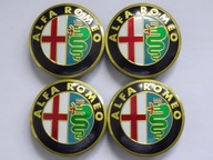 4x Emblémy pre ALFA ROMEO 56 mm zlaté ráfiky 4x Emblémy pre ALFA ROMEO 56 mm zlaté ráfiky