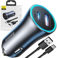 BASEUS USB NABÍJAČKA DO AUTOMA USB-C 40W KÁBL BASEUS USB NABÍJAČKA DO AUTOMA USB-C 40W KÁBL
