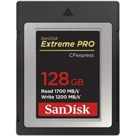 SD karta Sandisk CFexpress Type B Extreme Pro 128GB
