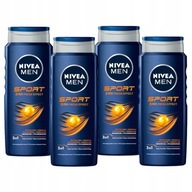 NIVEA MEN pánsky sprchový gél set 4x500ml NIVEA MEN pánsky sprchový gél set 4x500ml