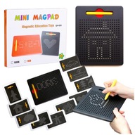 Magnetická tabuľa na kreslenie MagPad magnetické guličky PATTERNS stylus Magnetická tabuľa na kreslenie MagPad magnetické guličky PATTERNS stylus