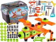 Stavebné kocky v kufri, kreatívne puzzle Stavebné kocky v kufri, kreatívne puzzle