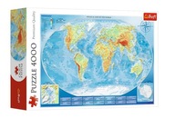 PUZZLE 4000 VEĽKÁ FYZICKÁ MAPA SVETA TREFL PUZZLE 4000 VEĽKÁ FYZICKÁ MAPA SVETA TREFL