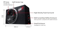 JVC CS-BW120 AUTOSUBWOOFER 150W 30CM NOVÝ