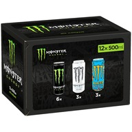 Energetický nápoj Monster Energy + Zero + Mango Loco MIX SET 12x 500ml