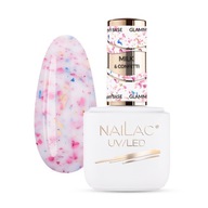 Glammy Base Milk Confetti gumená báza, báza 2v1 a farba NaiLac 7ml Glammy Base Milk Confetti gumená báza, báza 2v1 a farba NaiLac 7ml