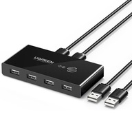 UGREEN SPINAC BOX 4xUSB 2.0 HUB KVM SPINAC UGREEN SPINAC BOX 4xUSB 2.0 HUB KVM SPINAC