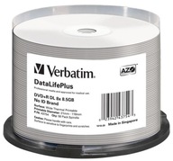 DVD + R DL Verbatim 8,5 GB x8 c50 Thermal Print 43754