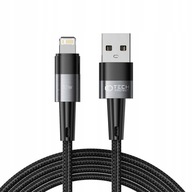 RÝCHLY BLESK USB-A KÁBEL 200CM 2,4A - Opletený RÝCHLY BLESK USB-A KÁBEL 200CM 2,4A - Opletený
