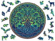 Prémiové 3D drevené puzzle pre dospelých Mandala Tree of Life XXL Adawoo Prémiové 3D drevené puzzle pre dospelých Mandala Tree of Life XXL Adawoo