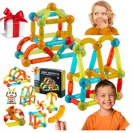 MAGNETICKÉ STAVEBNÉ BLOKY PRE DETI S PODSVIETENÍM 3D PUZZZ MAGNETICKÉ STAVEBNÉ BLOKY PRE DETI S PODSVIETENÍM 3D PUZZZ
