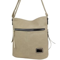 Dámska Béžová taška Messenger Bag A5
