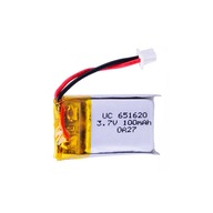 Batéria GPS nabíjateľná Li-Poly 100mAh 3,7V Batéria GPS nabíjateľná Li-Poly 100mAh 3,7V