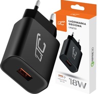 RÝCHLA SIEŤOVÁ NABÍJAČKA CUB ANDROID IPHONE 3.0 18W 5V/3A QC 3.0 RÝCHLA SIEŤOVÁ NABÍJAČKA CUB ANDROID IPHONE 3.0 18W 5V/3A QC 3.0