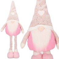 VIANOČNÝ GNOME TELESKOPICKÝ RUŽOVÝ XXL