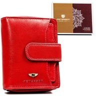 Elegantná dámska kožená peňaženka PETERSON s vložkou na RFID STOP kartu